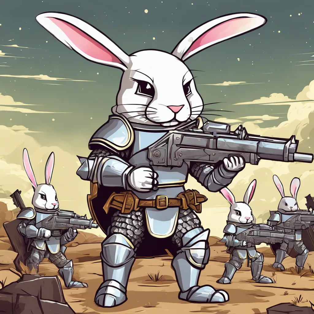 ai nft image of bunny 3