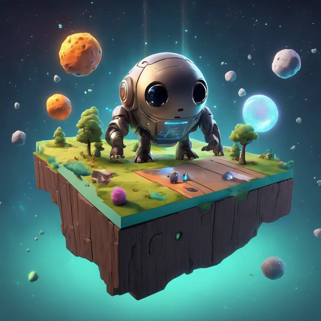 ai nft image of 3d world 10