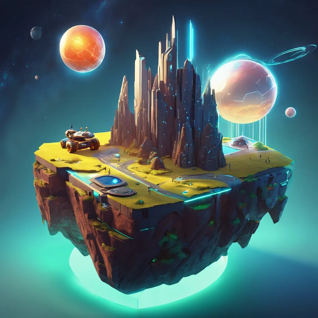 ai nft image of 3d world 2